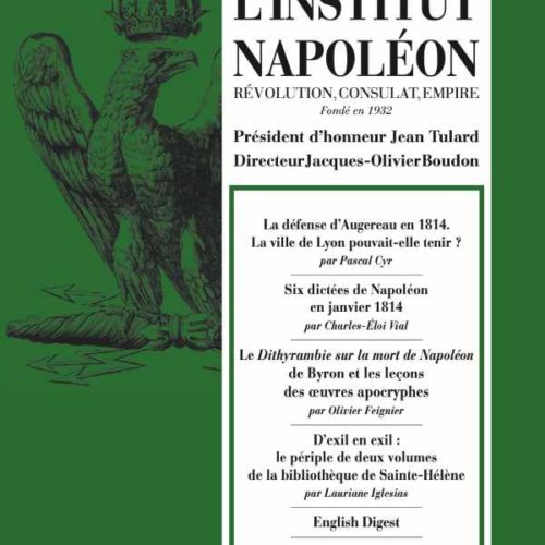Revue de l’Institut Napoléon : Numéro 218