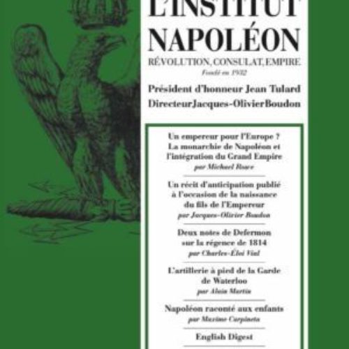 Revue de l’Institut Napoléon : Numéro 220