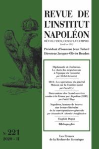 Revue de l’Institut Napoléon : Numéro 221