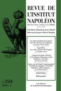 Revue de l’Institut Napoléon : Numéro 224
